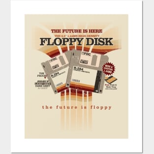 Vintage Tech Retro Computing Floppy Disk Humor Posters and Art